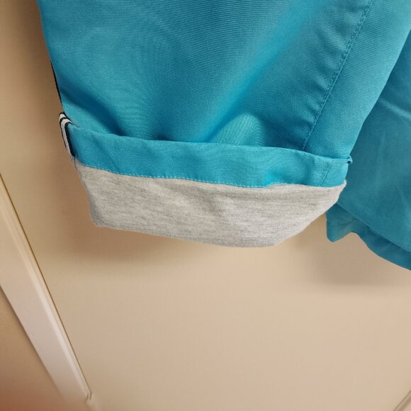 Women's Jrs Vintage Pro Spirit Blue Fully Lined Crop Wind Track Pants Size Small - Picture 7 of 10